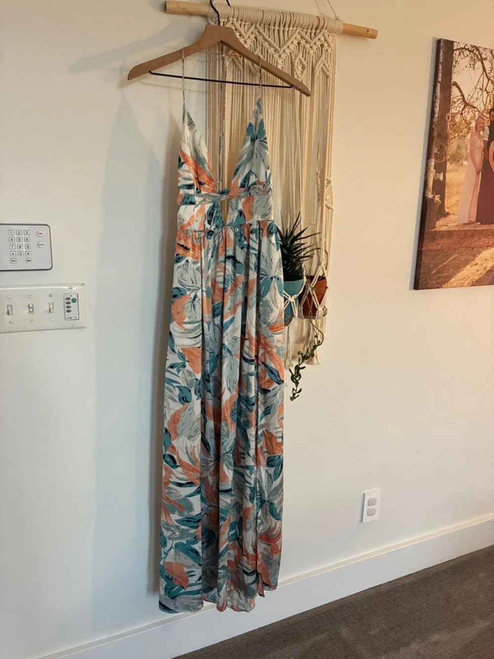 Hello Molly “Moment in Bloom” Tropical Print Maxi Dress- M - Picture 4 of 7
